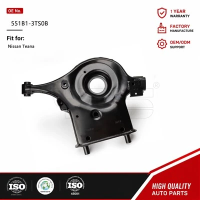 Brazo de control inferior izquierdo de suspensión trasera para Nissan Teana 551B1-3TS0B